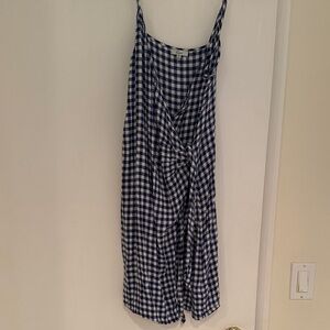 Rails Navy and White Gingham Mini Dress